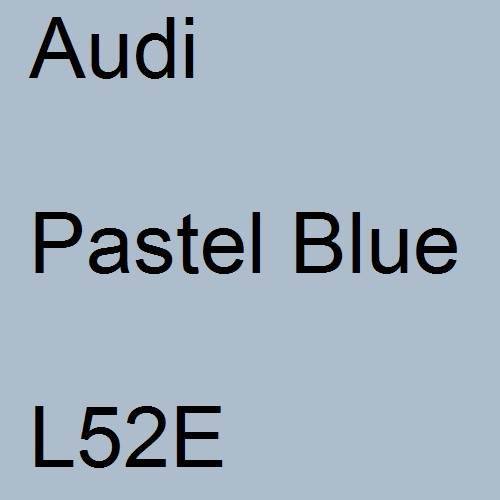 Audi, Pastel Blue, L52E.